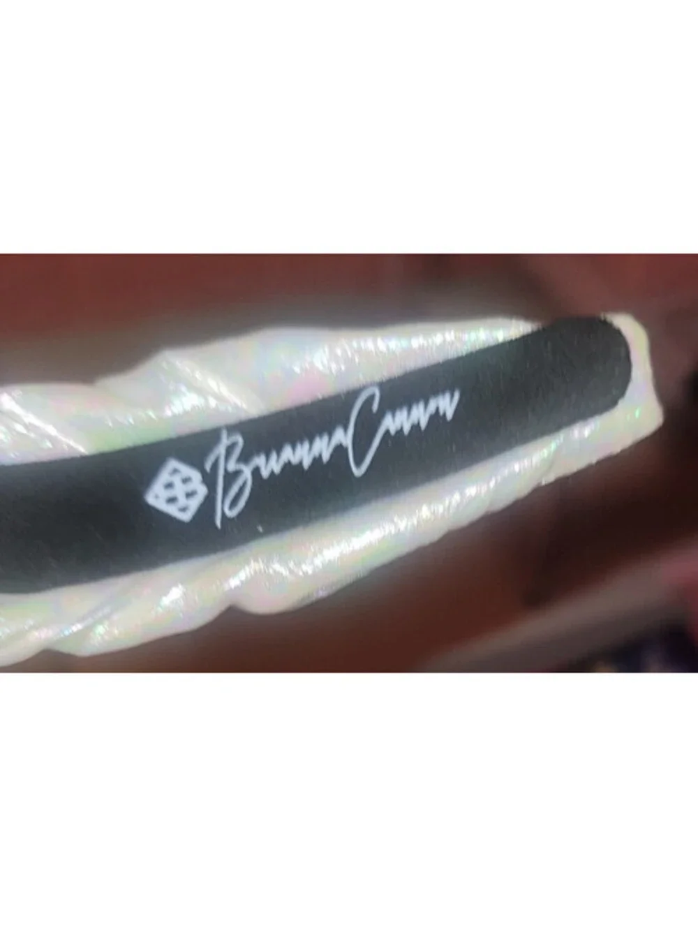 BRIANNA CANNON GIRLS MARDI GRAS BEADED HEADBAND PEARL RHINESTONE HAIR ACCESSORY